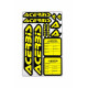 KIT DECAL LOGO ACERBIS -BLACK/YELLOW