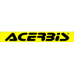 Bâche Acerbis 580 x 80 cm (1 logo) - Jaune