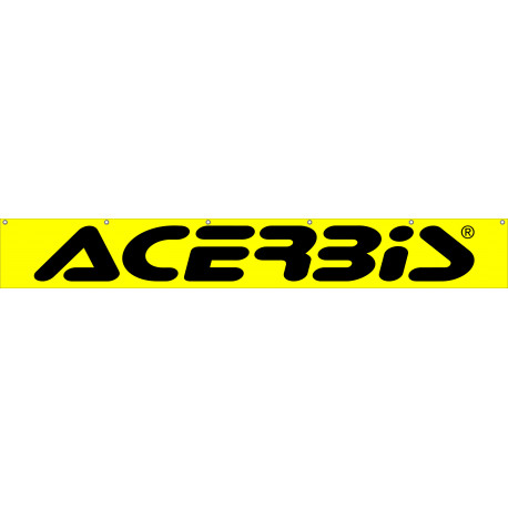 ACERBIS BANNER 580 X 80 CM (1 LOGO) - YELLOW