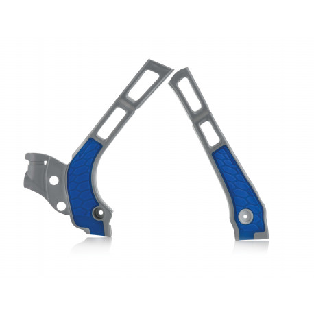 X-GRIP FRAME PROTECTOR YAMAHA YZ + WR 125-250 06-23 - GREY/BLUE