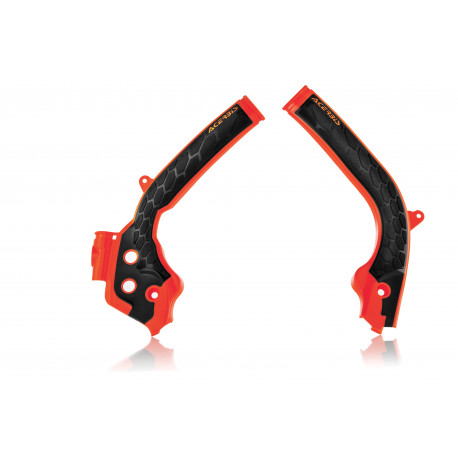 X-GRIP FRAME PROTECTOR KTM SX-SXF 16/18 + EXC-EXCF 17/19 + HVA FC-TC 16/18 + FE-TE 16/19 - ORANGE