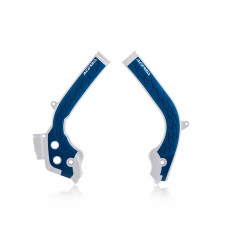 X-GRIP FRAME PROTECTOR KTM SX-SXF 16/18 + EXC-EXCF 17/19 + HVA FC-TC 16/18 + FE-TE 16/19 - WHITE/BLUE