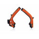 X-GRIP FRAME PROTECTOR KTM SX-SXF 16/18 + EXC-EXCF 17/19 + HVA FC-TC 16/18 + FE-TE 16/19 - BLACK/ORANGE