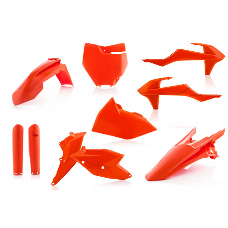 FULL PLASTIC KIT KTM SX/SXF 16-18 - ORANGE