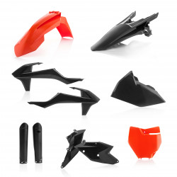 Full Kit Plastique KTM SX/SXF 16-18 - Noir/Orange