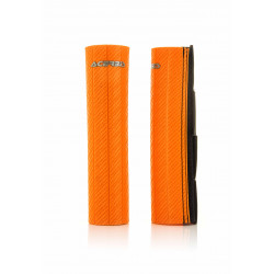 Protection Fourche avec Velcro - Caoutchouc Épais - 47-48 MM - Orange