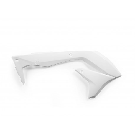 RADIATOR SCOOPS KAWASAKI KXF450 16-18 - WHITE