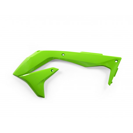 RADIATOR SCOOPS KAWASAKI KXF450 16-18 - GREEN