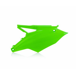 SIDE PANELS KAWASAKI KXF250 17-20 + KXF450 16-18 - FLUO GREEN