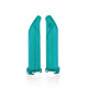 LOWER FORK COVER KAWASAKI KXF250 17-23 + KXF450 16-23 - TEAL GREEN