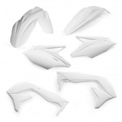 PLASTIC KIT KAWASAKI KXF450 16-18 - WHITE