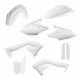 FULL PLASTIC KIT KAWASAKI KXF450 16-18 - WHITE