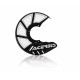 X-BRAKE FRONT DISC COVER VENTED - BLACK/WHITE