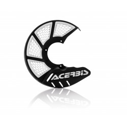 X-BRAKE FRONT DISC COVER VENTED - BLACK/WHITE