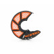 X-BRAKE FRONT DISC COVER VENTED - BLACK/ORANGE