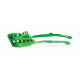 Guide Chaine + Patin de Bras Oscillant Kawasaki KXF450 16-18 - Vert