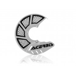X-BRAKE FRONT DISC COVER VENTED SMALL 245MM - WHITE/BLACK