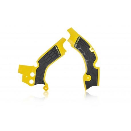 X-GRIP FRAME PROTECTOR SUZUKI RMZ 450 08/17 - YELLOW/BLACK