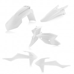 PLASTIC KIT KTM EXC/EXCF 17/19 - WHITE