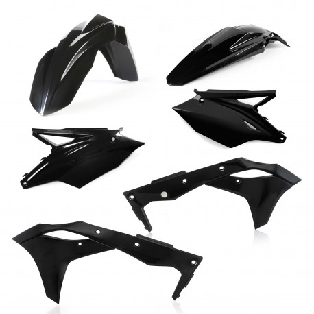 PLASTIC KIT KAWASAKI KXF250 17-20 - BLACK