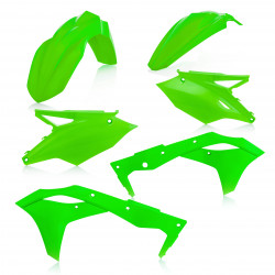 PLASTIC KIT KAWASAKI KXF250 17-20 - FLUO GREEN