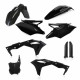 FULL PLASTIC KIT KAWASAKI KXF250 17-20 - BLACK