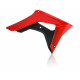 RADIATOR SCOOPS HONDA CRF450 17-20 + CRF250 18-21 - RED/BLACK