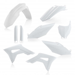 FULL PLASTIC KIT HONDA CRF450 17-18 + CRF250 2018 - WHITE