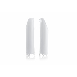 LOWER FORK COVER HONDA CRF450 17-18 + CRF250 18 - WHITE