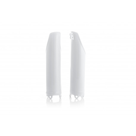 LOWER FORK COVER HONDA CRF450 17-18 + CRF250 18 - WHITE