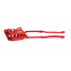 Kit Guide Chaine + Patin de Bras Oscillant Honda CRF450 17-18 + CRF250 18-19 - Rouge