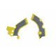 X-GRIP FRAME PROTECTOR SUZUKI RMZ250 15-18 - YELLOW/GREY