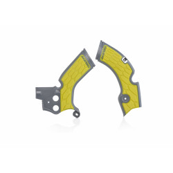 X-GRIP FRAME PROTECTOR SUZUKI RMZ250 15-18 - GREY/YELLOW