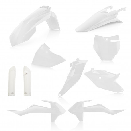FULL PLASTIC KIT KTM SX 85 18-23 + GASGAS MC 85 21-23 - WHITE