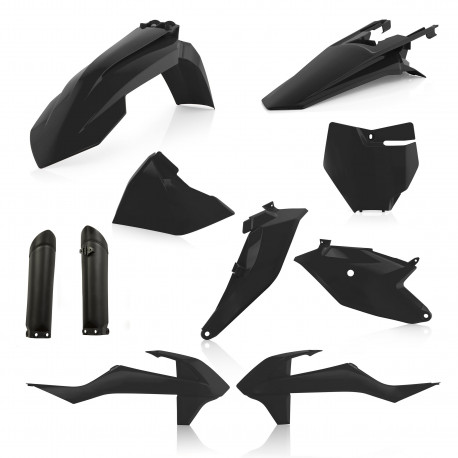 Full Kit Plastique KTM 85 SX 18-23 + GasGas 85 MC 21-23 - Noir