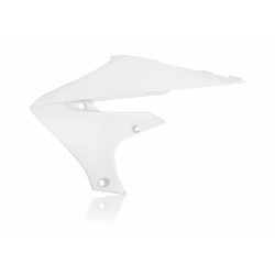 RADIATOR SCOOPS YAMAHA YZF450 18-22 + YZF250 19-23 + WRF450 19-23 + WRF250 20-23 - WHITE