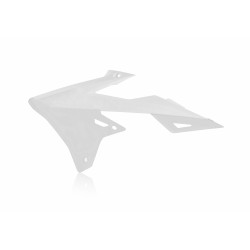 RADIATOR SCOOPS SUZUKI RMZ250 19-23 / RMZ 450 18-23 - WHITE