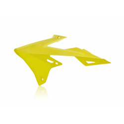 RADIATOR SCOOPS SUZUKI RMZ250 19-23 / RMZ 450 18-23 - YELLOW