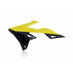 RADIATOR SCOOPS SUZUKI RMZ250 19-23 / RMZ 450 18-23 - YELLOW/BLACK