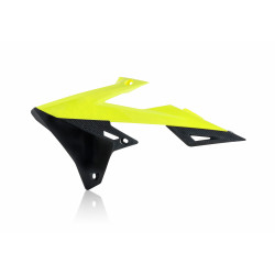 Ouies de radiateurs Suzuki RMZ250 19-23 / RMZ450 18-23 - Jaune Fluo/Noir