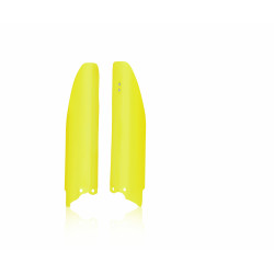 LOWER FORK COVER SUZUKI RMZ250 19-23 / RMZ 450 18-23 - FLUO YELLOW