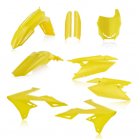 FULL PLASTIC KIT SUZUKI RMZ250 19-23 / RMZ 450 18-23 - YELLOW