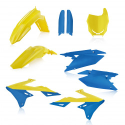 Full Kit Plastique Suzuki RMZ250 19-23 / RMZ450 18-23 - Jaune-Bleu