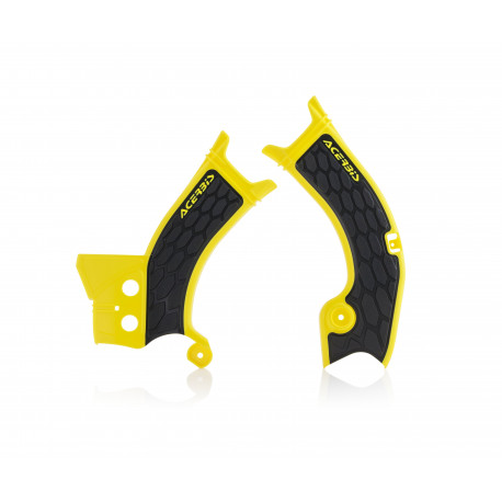 X-GRIP FRAME PROTECTOR SUZUKI RMZ250 19-23 / RMZ 450 18-23 - YELLOW/BLACK