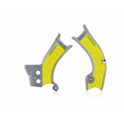 X-GRIP FRAME PROTECTOR SUZUKI RMZ250 19-23 / RMZ 450 18-23 - GREY/YELLOW