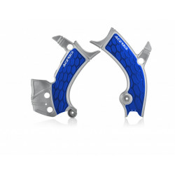 Protection Cadre X-Grip Yamaha YZF450 18-22 + YZF250 19-23 - Bleu/Gris