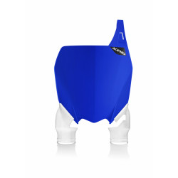 Plaque Avant RAPTOR Yamaha 125/250 YZ 22-23 + YZF450 18-22 + YZF250 19-23 - Bleu/Blanc