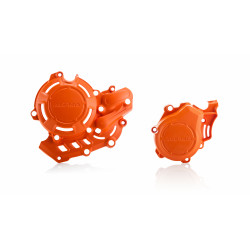 Protection Moteur X-Power 4-Temps KTM SXF 16-22 + EXCF 17-23 + HVA FC 16-22 + FE 450 17-23 - Orange