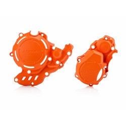 X-POWER KIT ENGINE PROTECTION 4-STROKE KTM EXCF 250-350 + HVA FE 250-350 - 16-23 - ORANGE