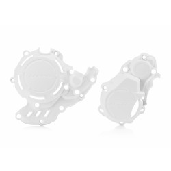 Protection Moteur X-Power 4-Temps KTM EXCF 250-350 + HVA FE 250-350 - 16-23 - Blanc